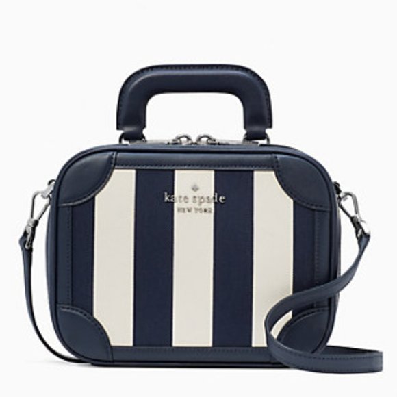 kate spade Handbags - Kate Spade Traveler Trunk Crossbody Bag Blazer Blue Multi